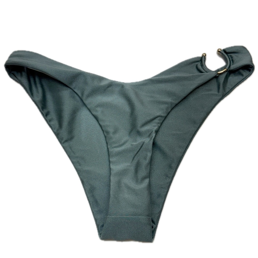 Jade Swim Bikini Bottoms Womens Small Green Minimalist Beach Summer Pool
